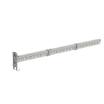 Clothes Rack Folding Telescopic Balcony Drying Rack Indoor Household Wall-Mounted Clothes Rail, Golden Long (3 Sections), Silver Long (3 Sections), Black Long (3 Sections)