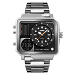SKMEI 1392 Multi-Function Outdoor Sports Watch Business Double Display Waterproof Electronic Watch