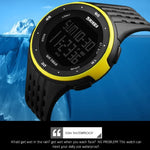 SKMEI 1219 Men Multi-Function Electronic Watch Outdoor Sports Watch, Green, Blue, Black, Rose Gold, Silver