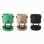 360 Degree Transparent Potato Bag In The Middle Covered Plant Growing Bag, Large (35x45cm) 43 Liters/10 Gallons, Medium (30x35cm) 26 Liters/7 Gallons