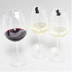 6pcs / Set Cat Drinks Wine Glass Marker Recognizer Tea Bag Hanging, Cat