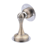 Punch-Free Stainless Steel Thickened Strong Magnetic Door Stopper, Brushed Steel, Green Bronze, Red Bronze, Black