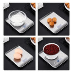 Stainless Steel Small Food Electronic Scale Kitchen Portable Baking Electronic Scale, 5kg/1g (Battery Model White), 5kg/1g (Battery Model Black), 10kg/1g (Battery Model White), 5kg/1g (Rechargeable White), 10kg/1g (Rechargeable White)                  ...