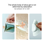 Food Grade Bunny Ears Shape Silicone Cup Lid Sealing Lid Cartoon Mug Dustproof Leak-Proof Lid, Yellow, Green, Pink