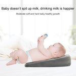 Memory Foam Infant Triangle Slope Cushion Pregnant Women Newborn Nursing Pillow, Crystal Soft Gray, Diamond Lattice White, Crystal Soft Black