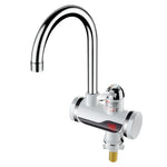 Kitchen Instant Electric Hot Water Faucet Hot & Cold Water Heater EU Plug, Lamp Display Lower Water Inlet, Lamp Display Side Water Inlet, Lamp Display Leakage Protection Lower Water Inlet, Lamp Shows Leakage Protection Side Water Inlet                 ...