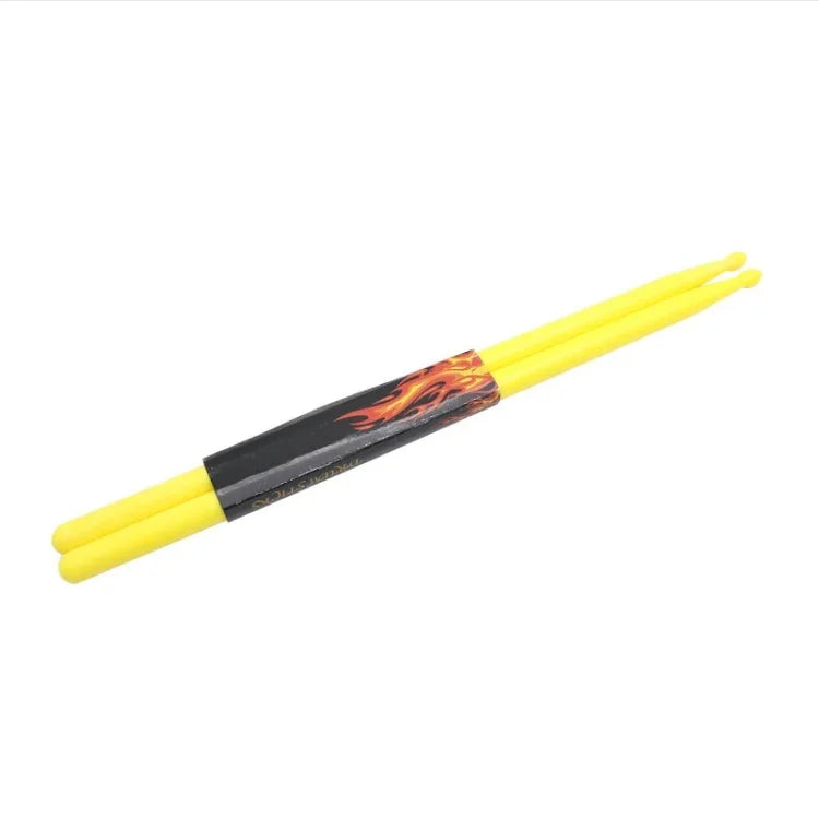 2 PCS Drumsticks Drum Kits Accessories Nylon Drumsticks, Yellow, Light Blue, Black, Light Green, Red, Navy Blue, Dark Green
