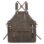 Canvas Apron Barber Roasting Cafe Gardening Woodworking Men And Women Work Clothes, Adult Models, For Children 47cm, For Children 57cm