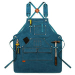 Canvas Apron Barber Roasting Cafe Gardening Woodworking Men And Women Work Clothes, Adult Models, For Children 47cm, For Children 57cm