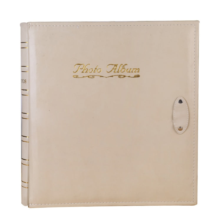 6 inch 500 Sheets Interstitial PP Album PU Leather Retro Bronzing Cover Photo Album, Red, Yellow, Blue, Black, Beige, Orange, Dark Red