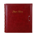 6 inch 500 Sheets Interstitial PP Album PU Leather Retro Bronzing Cover Photo Album, Red, Yellow, Blue, Black, Beige, Orange, Dark Red