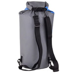 LUCKSTONE 60L Outdoor Rafting And River Tracing Waterproof Backpack Shoulder Bag Inflatable Swimming Bag Tote Bucket Bag, 60L