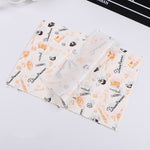 100 Sheets / Pack Cake Greaseproof Paper Baking Packaging Plate Paper Hamburger Paper, Colour: Classical Newspaper, Classical Newspaper, Color Pastry, Orange Tower, White English, Coffee English, Wheat English, Pure White, Thick Kraft Paper, Gray Tower