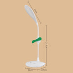 WS-8010 LED Fan Desk Lamp Bedside Desk USB Folding Desk Lamp, Water Drop, Ring, Pen Holder White Fan Blade, Pen Holder Yellow Fan Blade, Pen Holder Blue Fan Blade, Pen Holder Green  Fan Blade