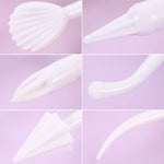 2 Sets Carving Pen Cake Fondant Carving Knife Making Cutting Tool 01030 Purple (OPP Bag Packaging), 01071 Yellow (OPP Bag Packaging), 01018 Red (OPP Bag Packaging), 02023 Blue (OPP Bag Packaging), 02030 Pink (OPP Bag Packaging)                         ...