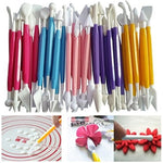 2 Sets Carving Pen Cake Fondant Carving Knife Making Cutting Tool 01030 Purple (OPP Bag Packaging), 01071 Yellow (OPP Bag Packaging), 01018 Red (OPP Bag Packaging), 02023 Blue (OPP Bag Packaging), 02030 Pink (OPP Bag Packaging)                         ...