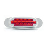 12-24V 2000-4000K 16 LEDs Electroplating Side Lights Side Tail Lights Cargo Truck Modification Light, Red (2 Lines Always Bright), Yellow (2 Lines Always Bright), Red (High and Low Light 3 Lines), Yellow (High and Low Light 3 Lines)