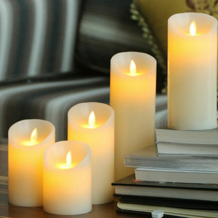 3 PCS LED Electronic Candle Light Birthday Wedding Home Decoration Props Candle Holder, Battery Powered, Size:, Battery Powered 7.5 x 10CM, Battery Powered 7.5 x 12.5CM, Battery Powered 7.5 x 15CM, Battery Powered 7.5 x 17.5CM, Battery Powered 7.5 x 20CM
