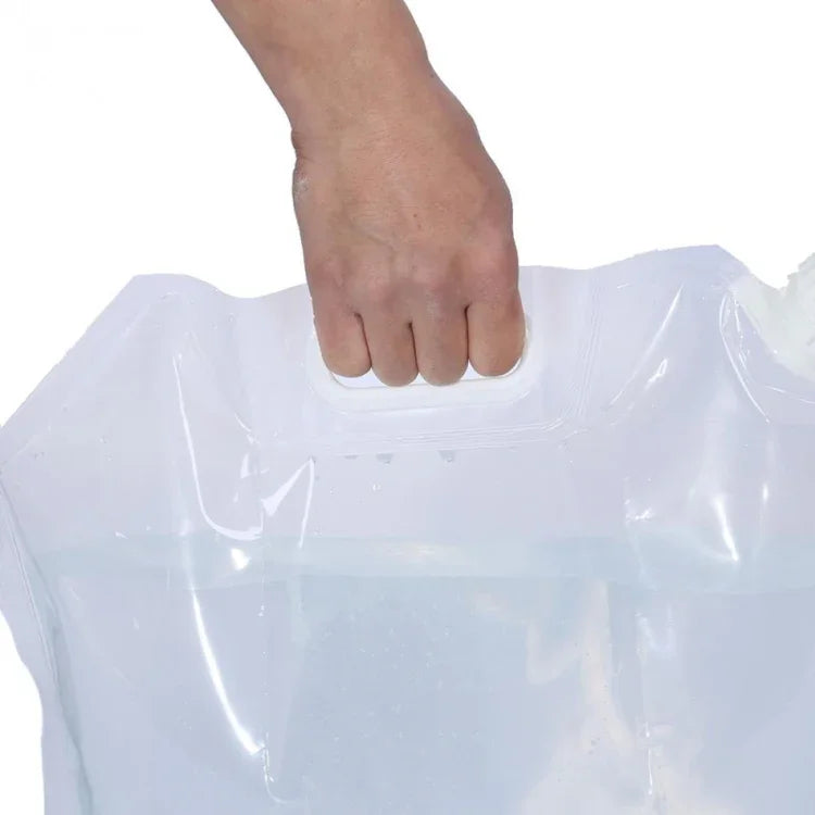 Foldable Water Bag Outdoor Sports Camping Hiking Storge Water Bucket Picnic Water Container Lifting Carrier Water Bag, 5L, 10L, 15L
