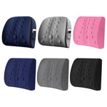 Lumbar Cushion Office Maternity Seat Cushion Car Lumbar Memory Foam Lumbar Pillow,Style:, Standard (Blue), Standard (Gray), Standard (Black), Standard (Pink), 3D (Blue), 3D (Gray), 3D Upgrade Core (Blue), 3D Upgrade Core (Gray)