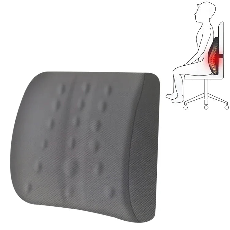 Lumbar Cushion Office Maternity Seat Cushion Car Lumbar Memory Foam Lumbar Pillow,Style:, Standard (Blue), Standard (Gray), Standard (Black), Standard (Pink), 3D (Blue), 3D (Gray), 3D Upgrade Core (Blue), 3D Upgrade Core (Gray)