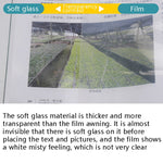 Balcony Windows Transparent Rainproof Cloth Plants Insulation Anti-Bird Thick Windshield, 1x1m Film Shed, 2x1m Film Shed, 2x2m Film Shed, 2x3m Film Shed, 2x4m Film Shed, 2x5m Film Shed, 0.9x1m Soft Glass, 1x1.8m Soft Glass, 2x1.8m Soft Glass