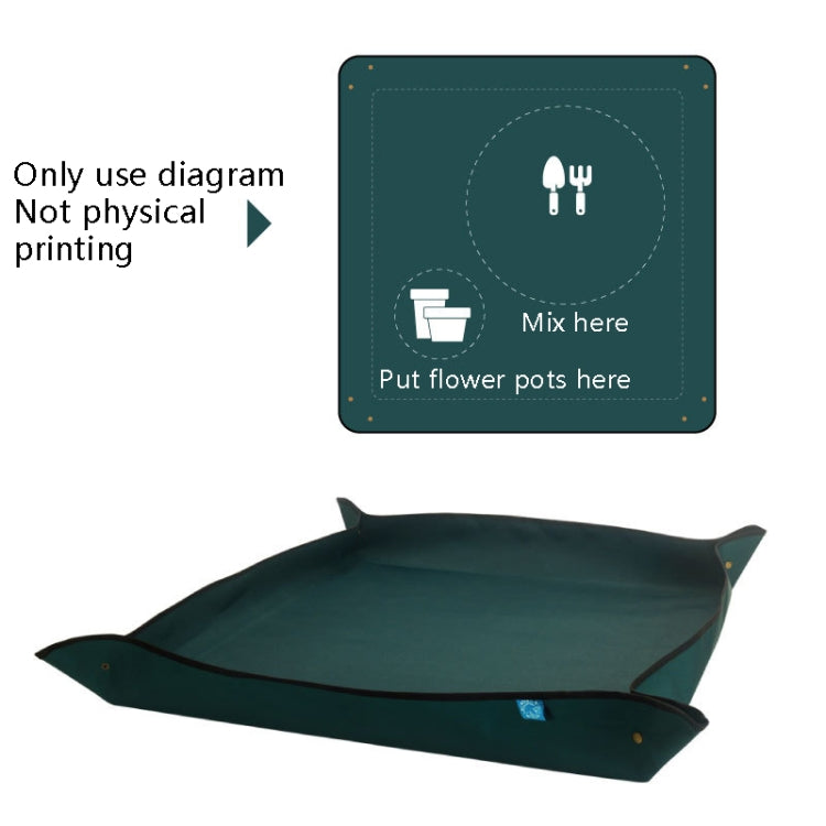 Balcony Green Planting Pots Change Soil Operation Floor Mats Home Planting Mix Soil Shifting Water Seepage Mat, 75x75cm, 110x75cm, 100x100cm
