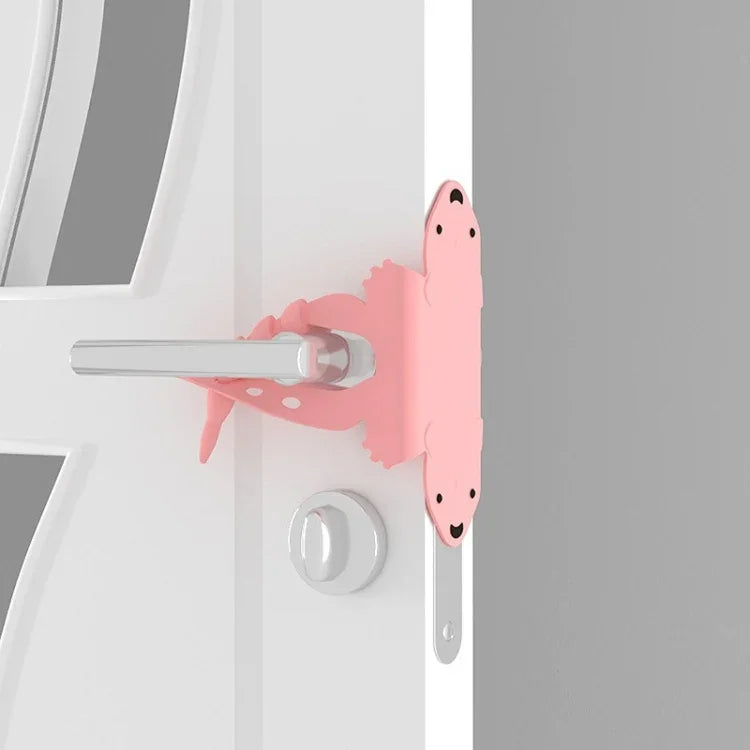 Cartoon Bear Bedroom Door Mute Lock Closed Door Anti-collision Protection Cushion, Green, Pink, Coffee, Apricot, White