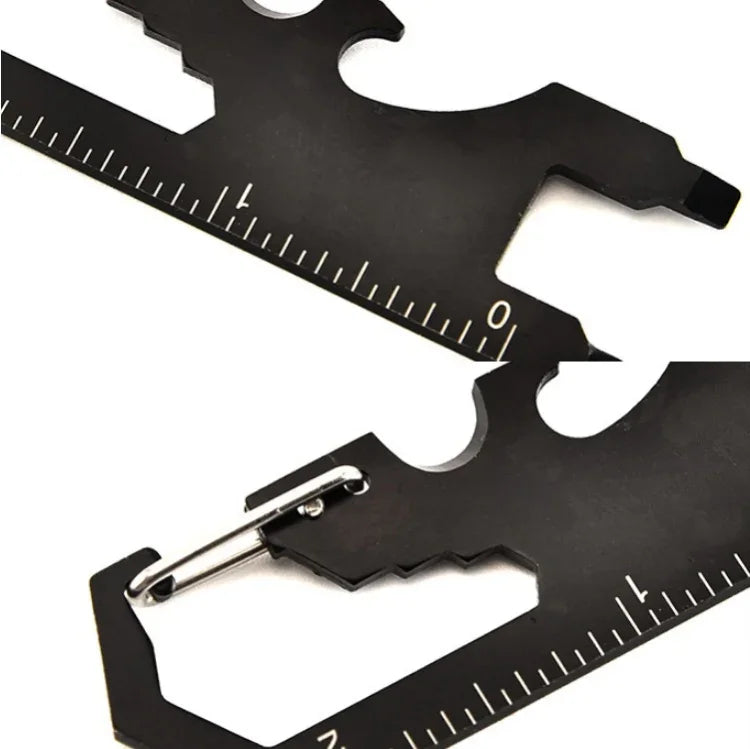 7 in 1 Outdoor Multi-Function Keychain Tool Card, 7 in 1