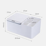 EXPED SMART Intelligent Induction Desktop Electric Storage Box, USB Charging (Gray)