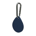 2 PCS Drop Shape  Shockproof Anti-scratch Silicone Protective Case with Carabiner for AirTag 2nd Gen / AirTag 1st Gen