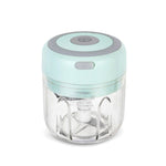 ZM-14 Household Mini Wireless Electric Garlic Masher, White 100ml, Green 100ml, Pink 100ml, High Cup White 250ml, High Cup Green 250ml, High Cup Pink 250ml, White Glass 300ml, Green Glass 300ml, Pink Glass 300ml, White High Cup 250ml + Small Cup 100ml ...