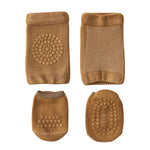 Summer Children Knee Pads Baby Floor Socks Baby Non-Slip Crawling Sports Protection Suit, S 0-1 Years Old, M 1-3 Years Old