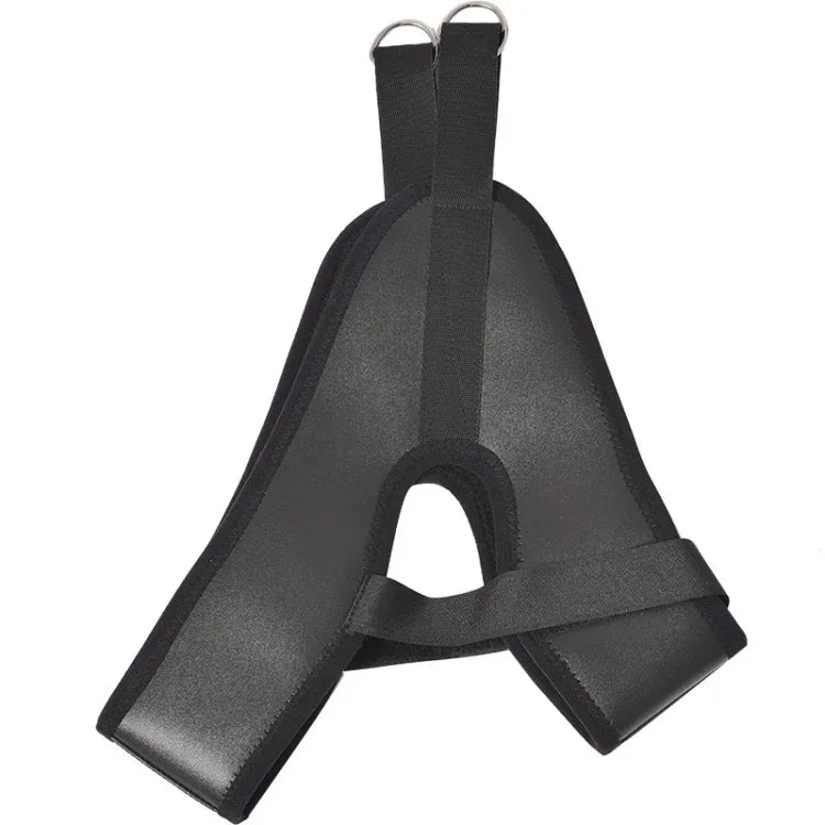 Thick Leather Cervical Traction Belt Neck Stretch Belt