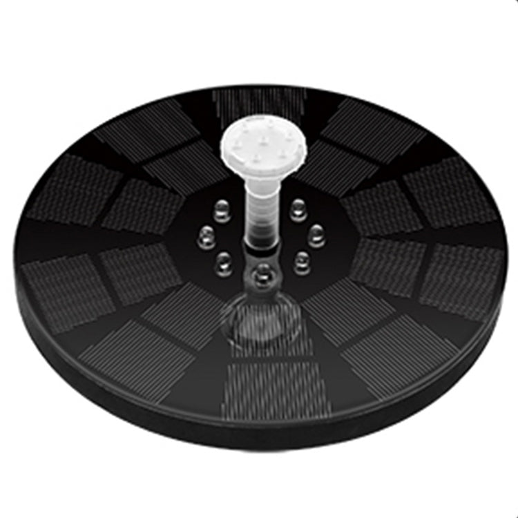 Colorful Lamp Battery Solar Fountain Floating Landscape Fountain, Colorful Lamp Fountain