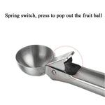 Stainless Steel Ice Cream Spoon Dessert Spoon Ice Cream Scooper, 4 PCS Stainless Steel