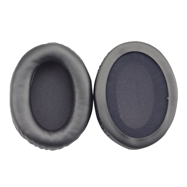 2 PCS Headset Sponge Cover Ear Pad Leather Case For Kingston Cloud Silver II, Colour: Black, Black, Black Splicing, White Splicing, Grid, Lambskin Black, Lambskin White