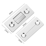 Punch-Free Invisible Cabinet Door Magnetic Suction Launcher Door Suction Double Magnet Sliding Door Suction, Black, Golden, Green Bronze, Red Bronze, Yellow Bronze