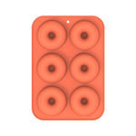 Oven Baking Tools Silicone Cake Donut Mold, 8 Even Brown, 6 Even Blue, 6 Even Purple, 6 Even Green, 6 Even Orange, 6 Even Yellow, 6 Even Red