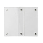 3 Inch Photo Acrylic Photo Frame Refrigerator Magnetic Sticker For Polaroid, 98 Persent Translucent, Wave Point, Pink, Blue