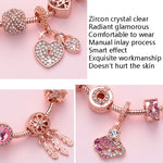 Women Rose Gold Beaded Bracelet, SL124 18cm, SL124 19cm, SL124 20cm, SL125 18cm, SL125 19cm, SL125 20cm, SL126 18cm, SL126 19cm, SL126 20cm, SL128 18cm, SL128 19cm, SL128 20cm, SL129 18cm, SL129 19cm, SL129 20cm, SL130 18cm, SL130 19cm, SL130 20cm     ...
