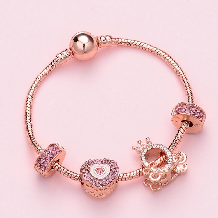 Women Rose Gold Beaded Bracelet, SL124 18cm, SL124 19cm, SL124 20cm, SL125 18cm, SL125 19cm, SL125 20cm, SL126 18cm, SL126 19cm, SL126 20cm, SL128 18cm, SL128 19cm, SL128 20cm, SL129 18cm, SL129 19cm, SL129 20cm, SL130 18cm, SL130 19cm, SL130 20cm     ...