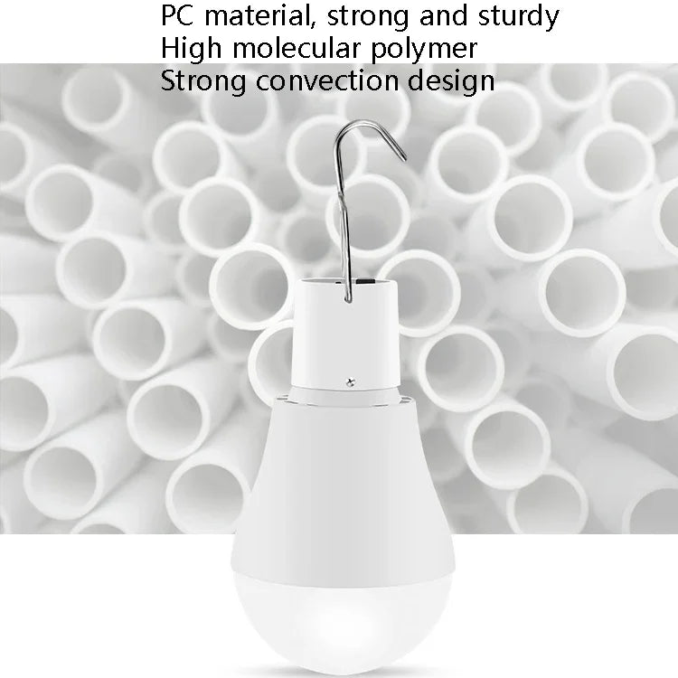 LED Solar Bulb USB Portable Outdoor Emergency Light Bulb Camping Lighting