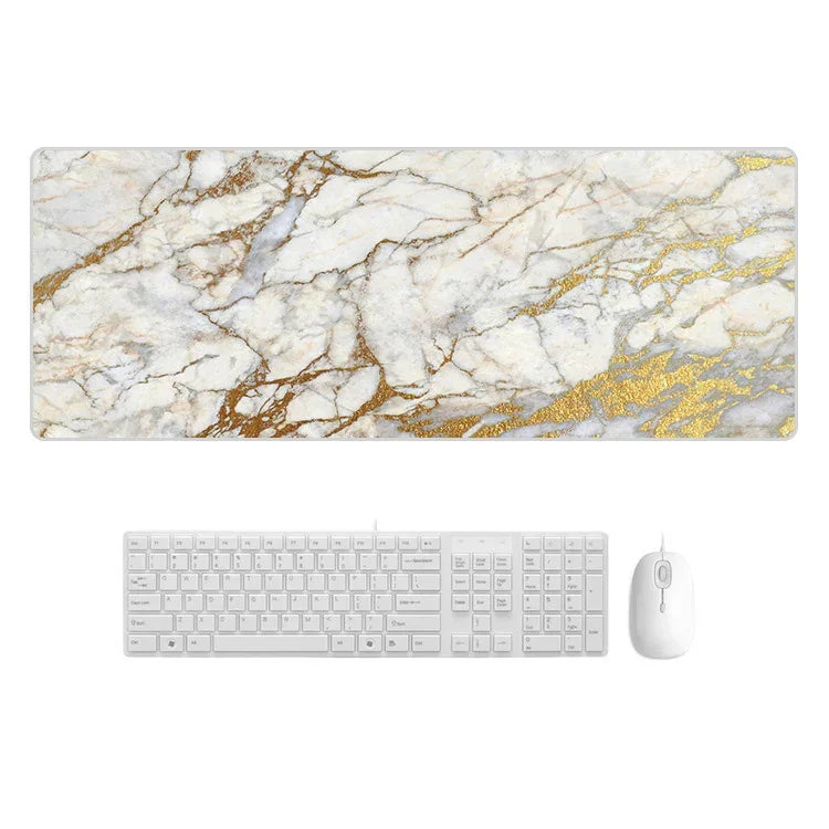 Marbling Wear-Resistant Rubber Mouse Pad, 300x800x4mm, 400x900x2mm, 400x900x3mm