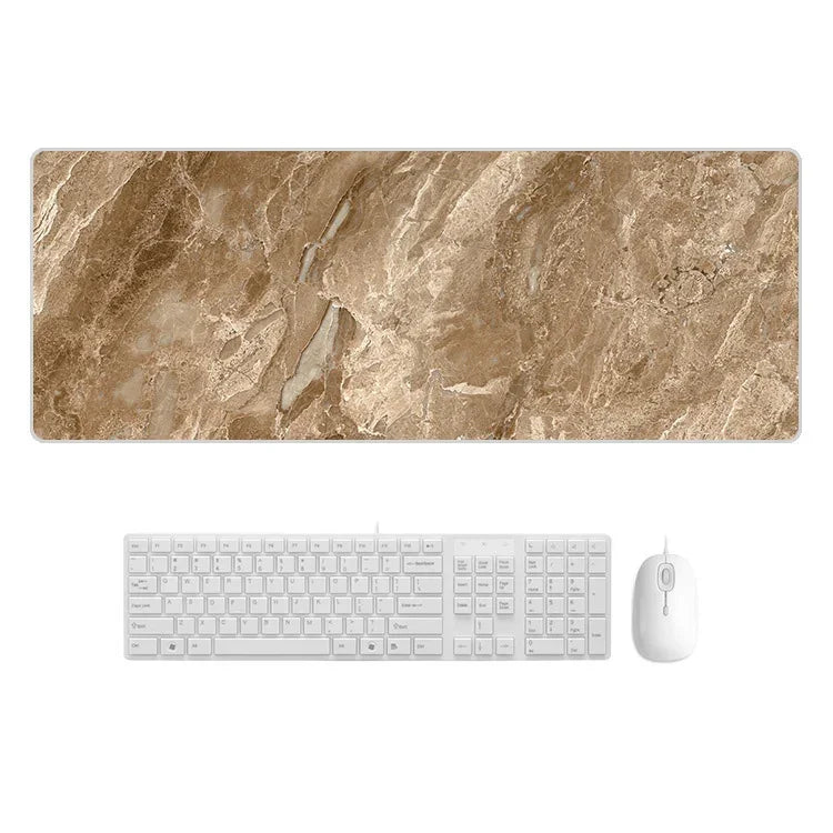 Marbling Wear-Resistant Rubber Mouse Pad, 400x900x4mm, 400x900x5mm, 300x800x5mm, 300x700x4mm