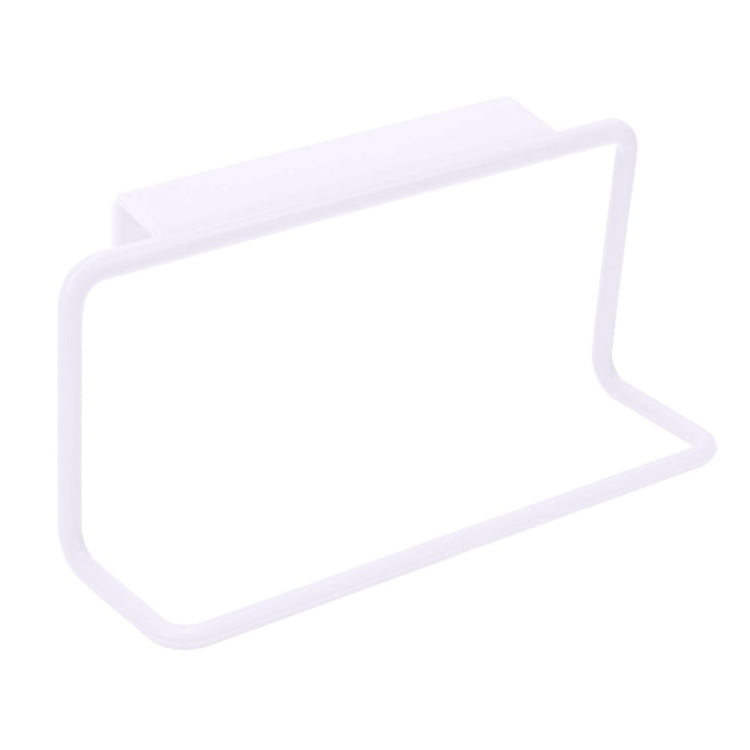 Kitchen Towel Rack Hanging Holder Cupboard Cabinet Door Back Hanger Towel Sponge Holder Storage Rack for Bathroom, White, Blue, Green, Pink
