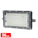 Waterproof LED Flood Light Outdoor Garden Light Construction Site Lighting Project Light, Specs:, 100W 96 Beads (Cool White)
