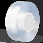 Transparent Double-Sided Adhesive Nanotic Tape Water Washing Non-Trace Tape, 1x30x1000mm, 1x30x2000mm, 1x30x3000mm, 2x30x1000mm, 2x30x2000mm, 2mm x 3cm x 3m, 2x30x5000mm