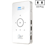 C6 2GB+32GB Android Smart DLP HD Projector Mini Wireless Projector, US Plug (Black), EU Plug (Black), UK Plug (Black), AU Plug (Black), US Plug (White), UK Plug (White), AU Plug (White)