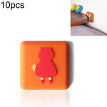 10 PCS Crash Pad for Wall Door Handle Silicone Cushion Pad